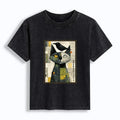 Best Seller women's washed cat and crow t-shirt