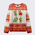 Kyoto-Lion Rex the Halls Christmas Ugly Sweatshirt