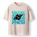 Kyoto-Lion Manta Ray Fish Washed T-Shirt