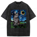 Unisex Kyoto Lion Cat T-Shirt for Daily Wear