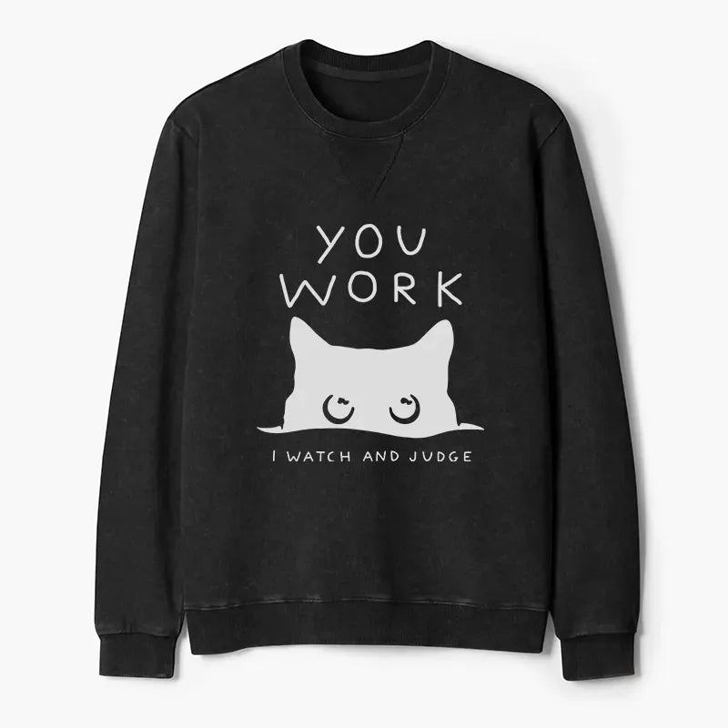 Trendy Washed Terry Sweatshirt