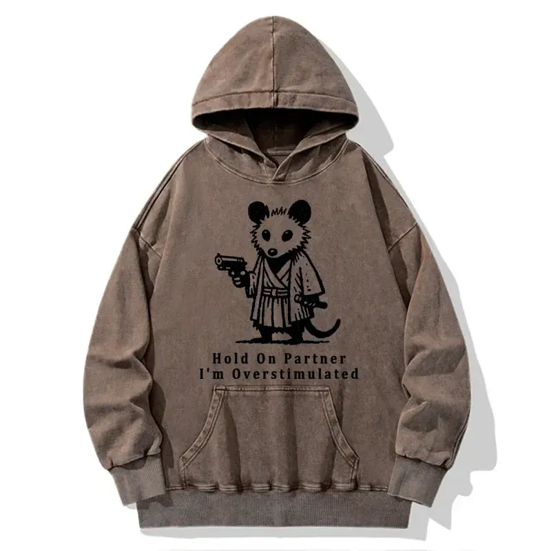 Washed Samurai Hoodie with Free Shipping