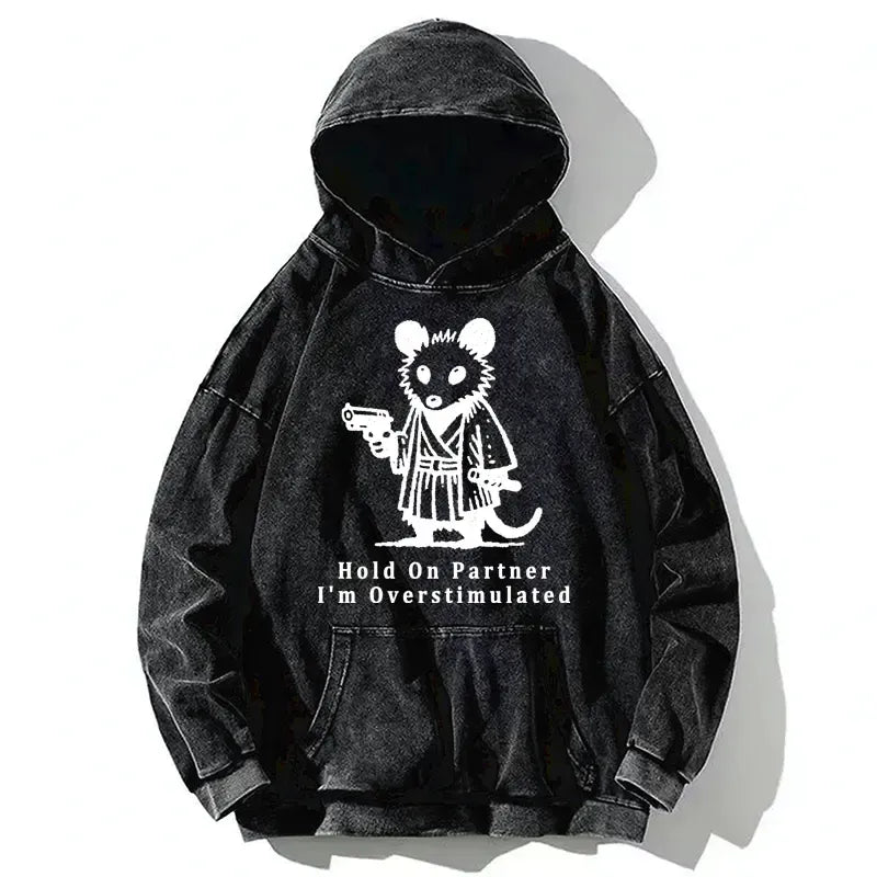 Washed Samurai Hoodie with Free Shipping