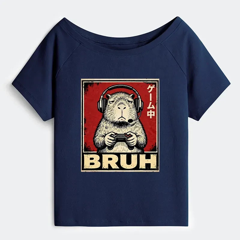 Best Seller Capybara Gaming Tee for Women