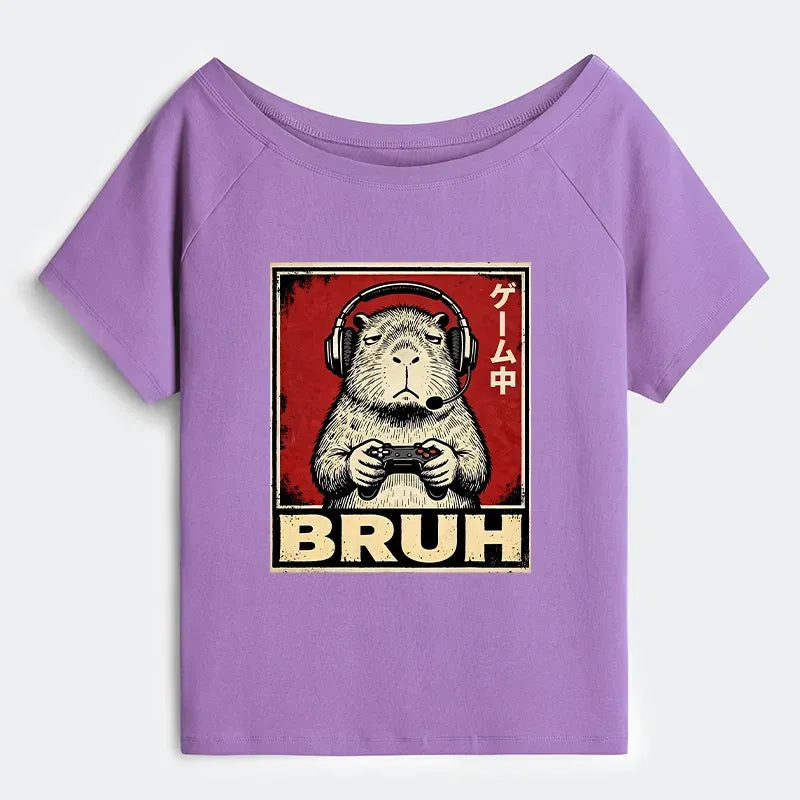 Japanese Ukiyo-e Capybara Shirt for Gift