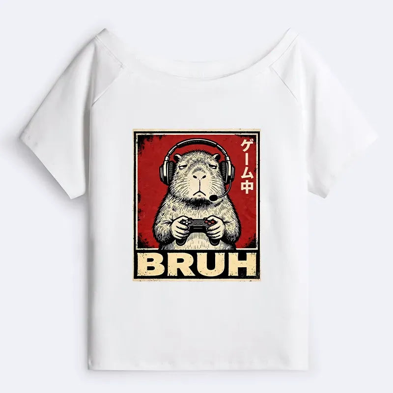 Best Seller Capybara Gaming Tee for Women