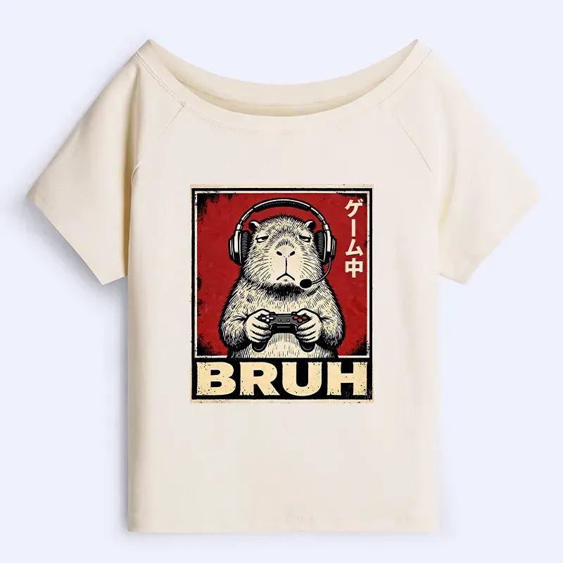 Japanese Ukiyo-e Capybara Shirt for Gift