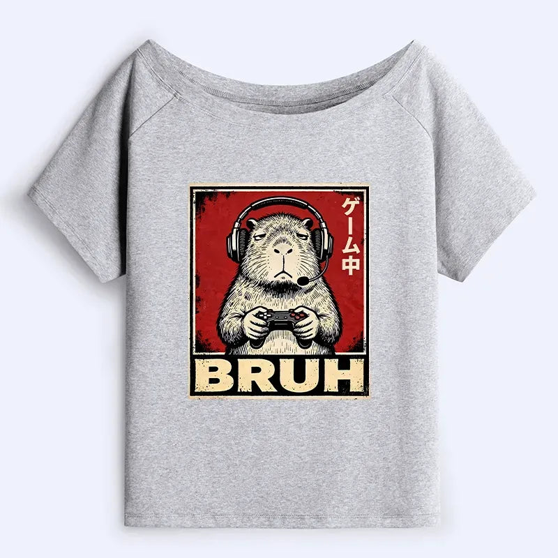 Japanese Ukiyo-e Capybara Shirt for Gift