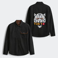 Kyoto-Lion Logo Men's Corduroy Work Jacket