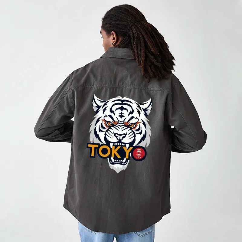 kyoto lion logo jacket for daily wear