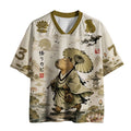 Kyoto-Lion Capybara Monk Funny Mesh Jersey