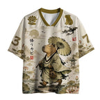 Kyoto-Lion Capybara Monk Funny Mesh Jersey