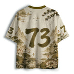 Kyoto-Lion Capybara Monk Funny Mesh Jersey