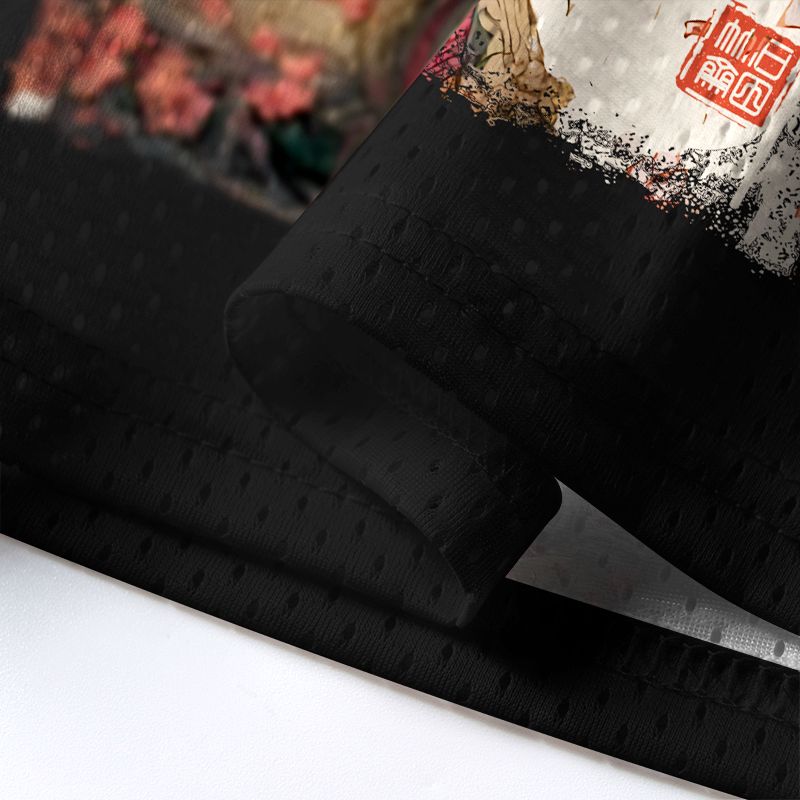 funny samurai mesh jersey for summer