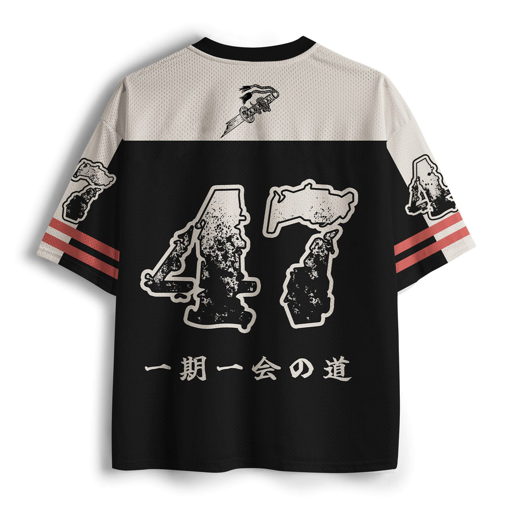 funny samurai mesh jersey for summer