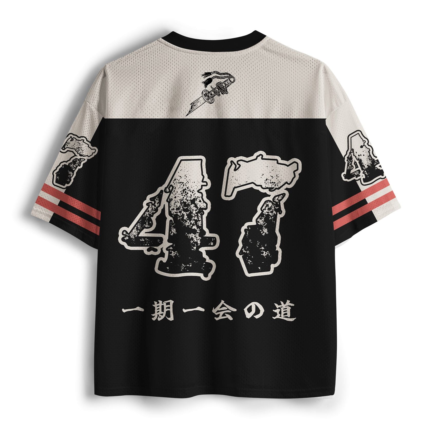 funny samurai mesh jersey for summer
