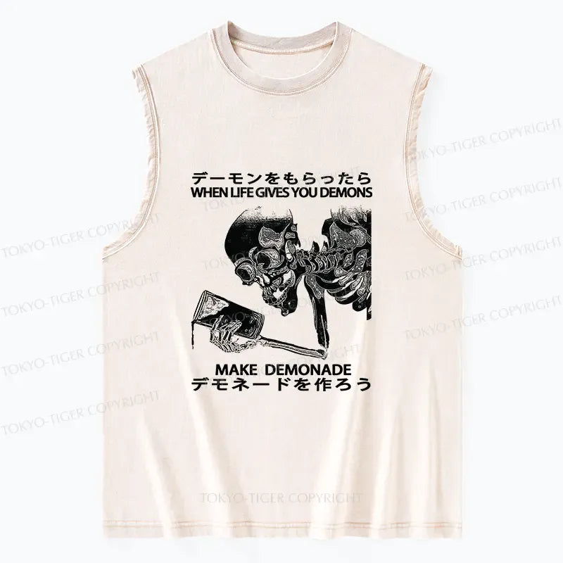 Japanese Vintage Tank Top for Summer