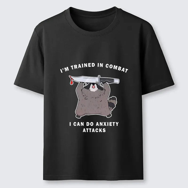 japanese lion anxiety t-shirt gift for him