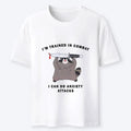 japanese lion anxiety t-shirt gift for him