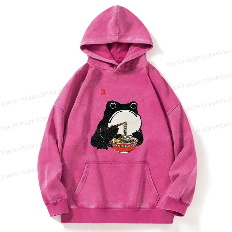 Kyoto-Lion Washed Hoodie Streetwear Style