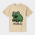 funny frog japanese cotton blend t-shirt