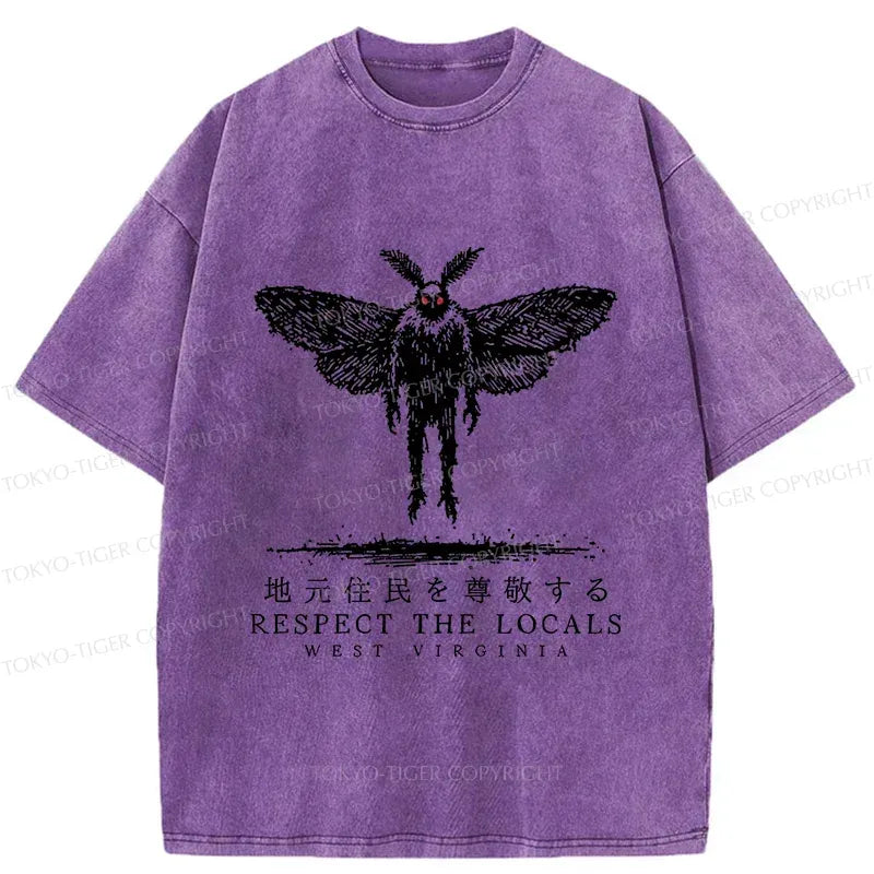 Kyoto-Lion Mothman Saga Washed T-Shirt