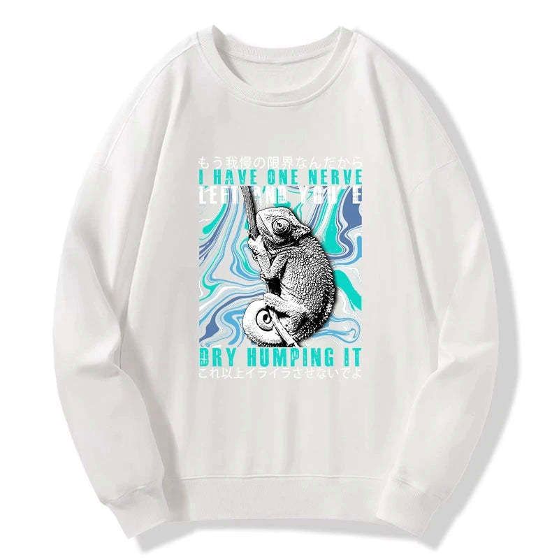 japanese chameleon sweatshirt free shipping