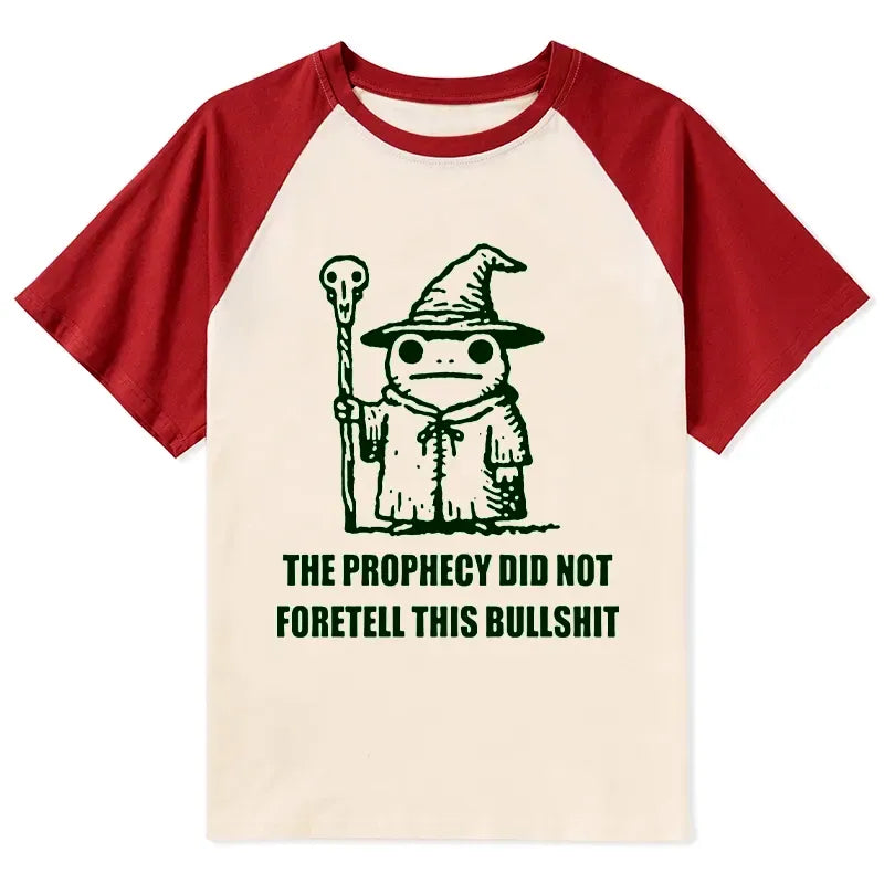 Japanese Streetwear Frog Raglan Tee for Summer