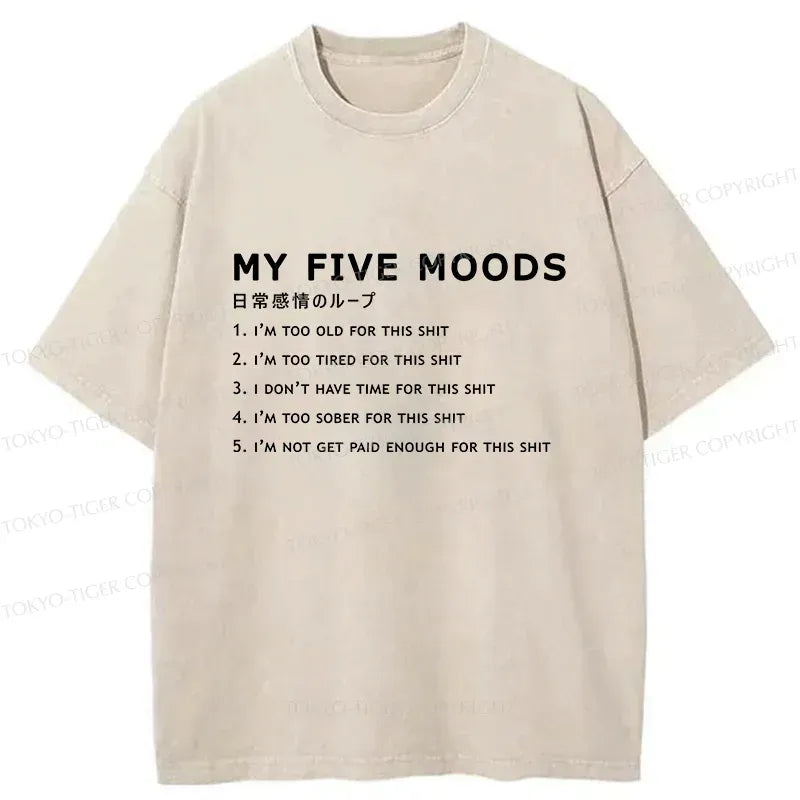 Vintage Japanese Style T-Shirt for Spring Vacation