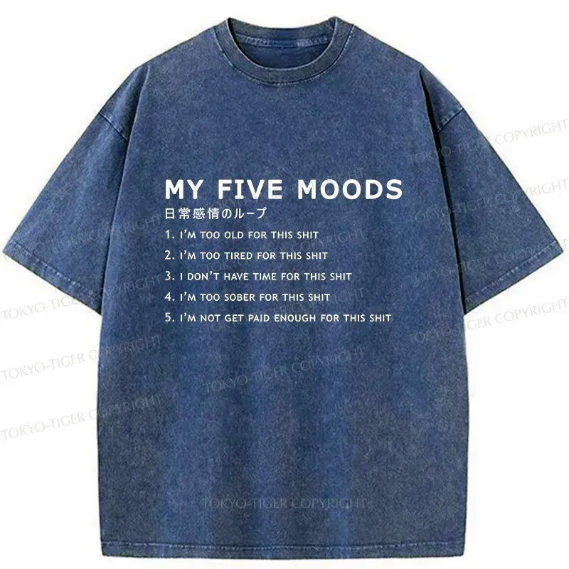Kyoto Lion Daily Cycle Of Emotions T-Shirt
