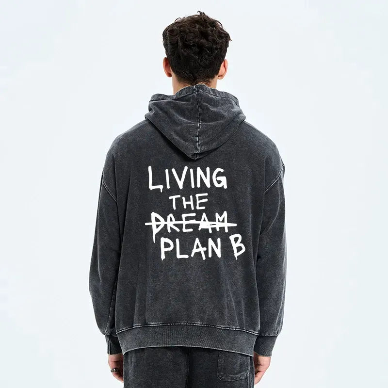 Kyoto-Lion Implement Plan B Washed Zip Hoodie