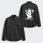 Japanese Cat Corduroy Work Jacket for Men
