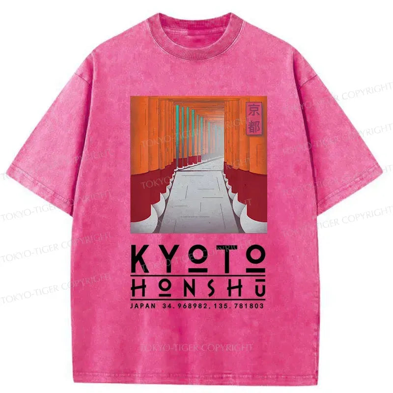 soft cotton Kyoto travel souvenir tee
