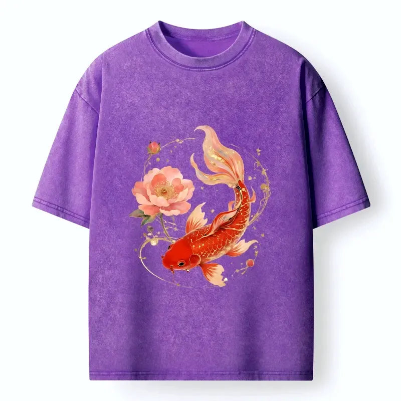 Lucky Koi Art T-Shirt Gift for Him
