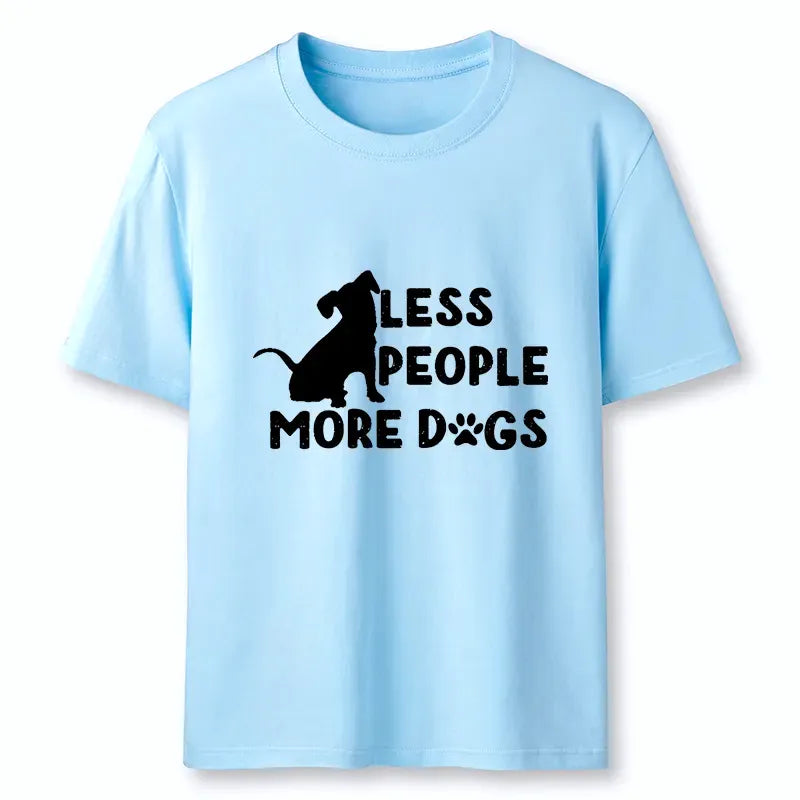 Kyoto-Lion Fewer People More Dogs Classic T-Shirt