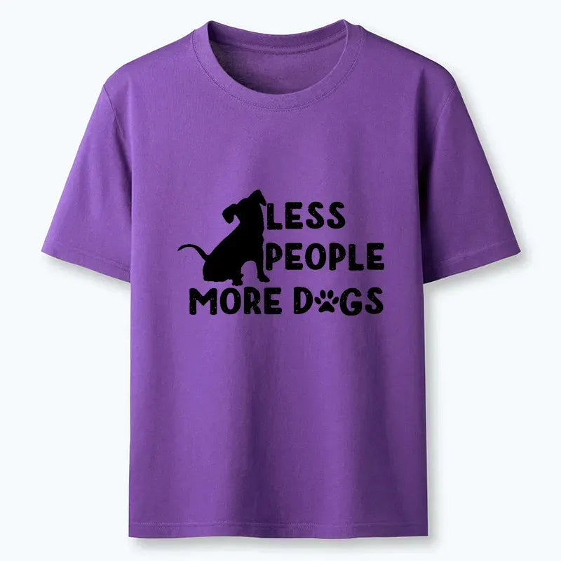 Kyoto-Lion Fewer People More Dogs Classic T-Shirt