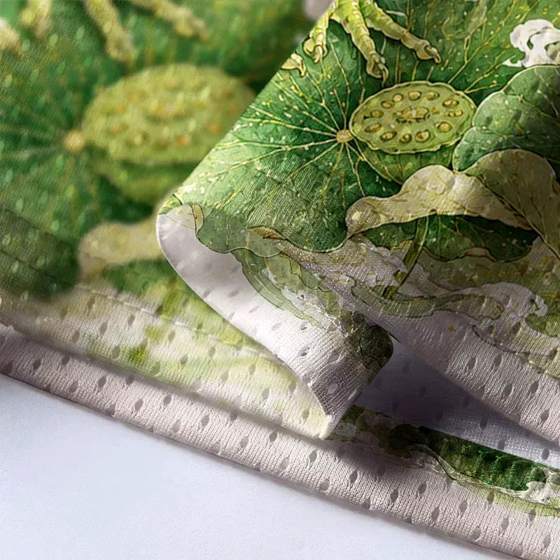 Kyoto-Lion Elegant And Gorgeous Frog Mesh Jersey