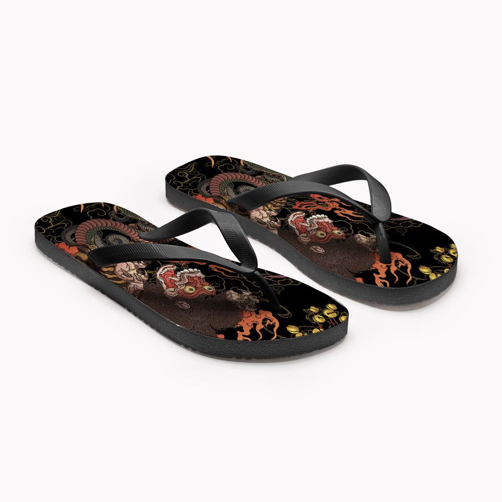 Skeleton Flip Flops for Beach Vacation