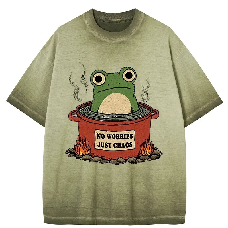 japanese gradient washed t shirt for daily wear