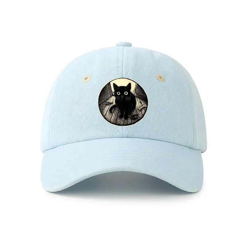 Japanese Vintage Denim Cap for Streetwear