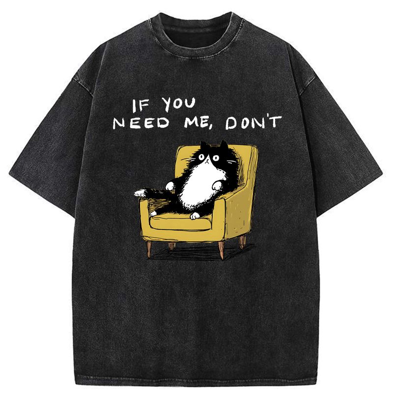 Unavailable Cat T-Shirt Trendy Casual