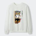 Japanese Cat Sweatshirt for Daily Wear
