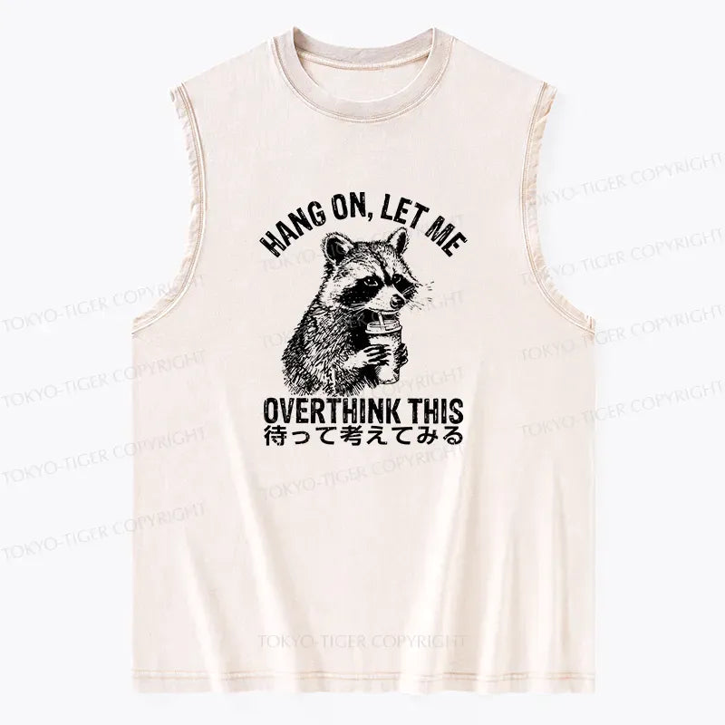 Kyoto-Lion Overthink Raccoon Washed Tank