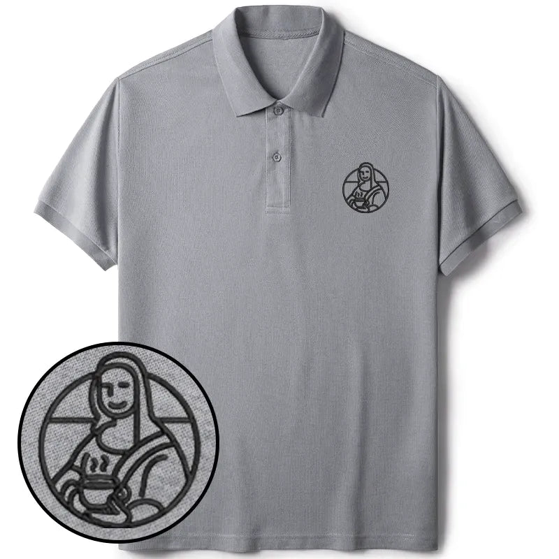 Kyoto Lion vintage streetwear polo top
