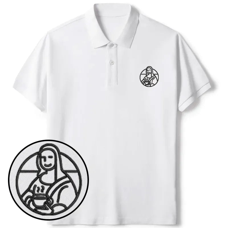 Kyoto Lion vintage streetwear polo top