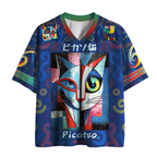 Abstract Cubist Unisex Mesh Jersey