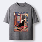 Izakaya Cat Tee Trending Gift Idea