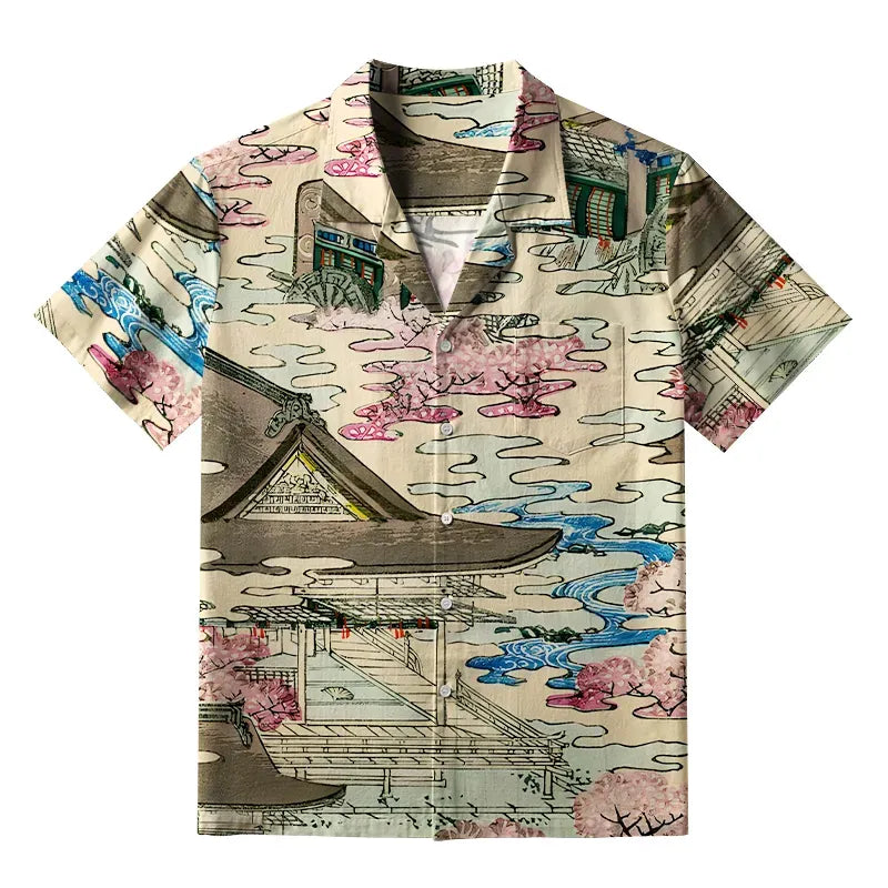 Kyoto Lion Japanese Shirt Vacation