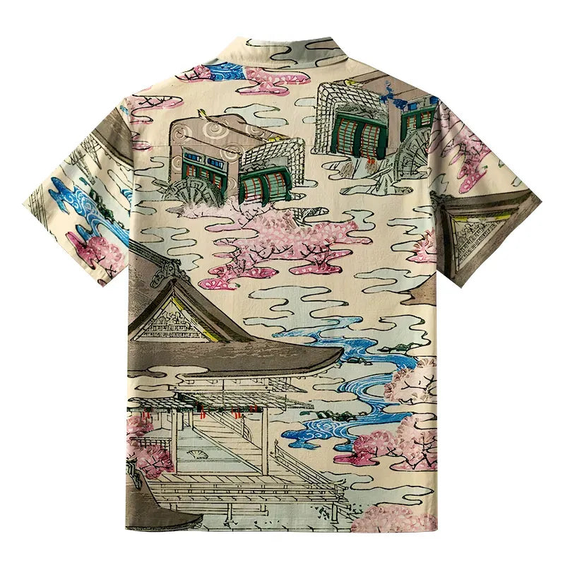 Kyoto Lion Japanese Shirt Vacation