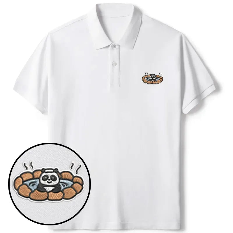 Embroidered Kyoto Lion T-Shirt for Summer